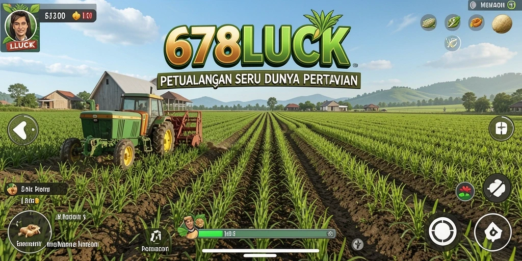 Screenshot gameplay 678LUCK menampilkan keseruan bercocok tanam.