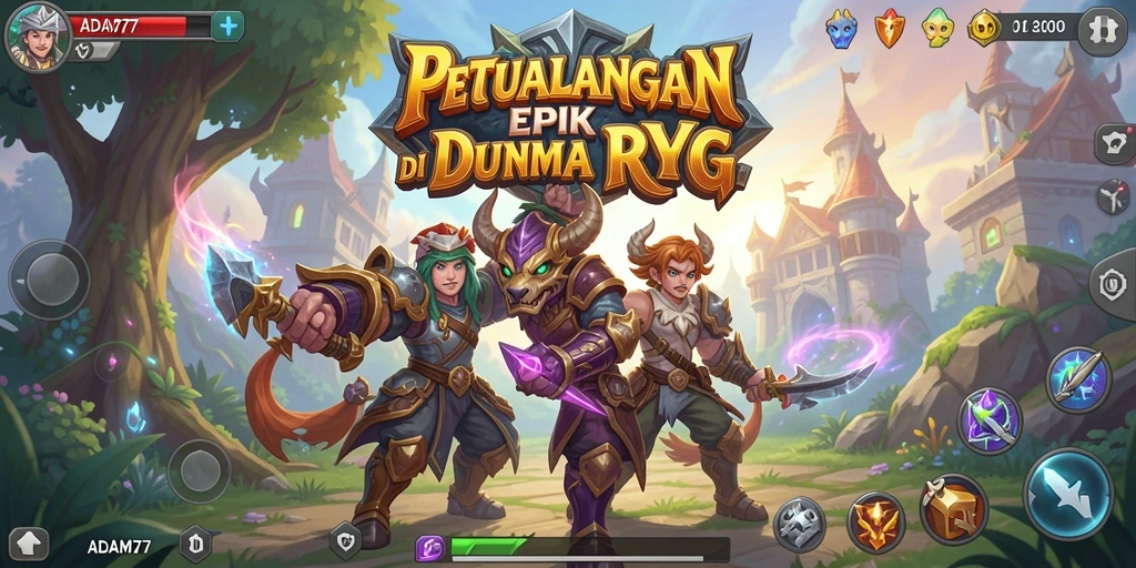 Tampilan gameplay seru dan menarik dalam <strong>ADAM77</strong>.