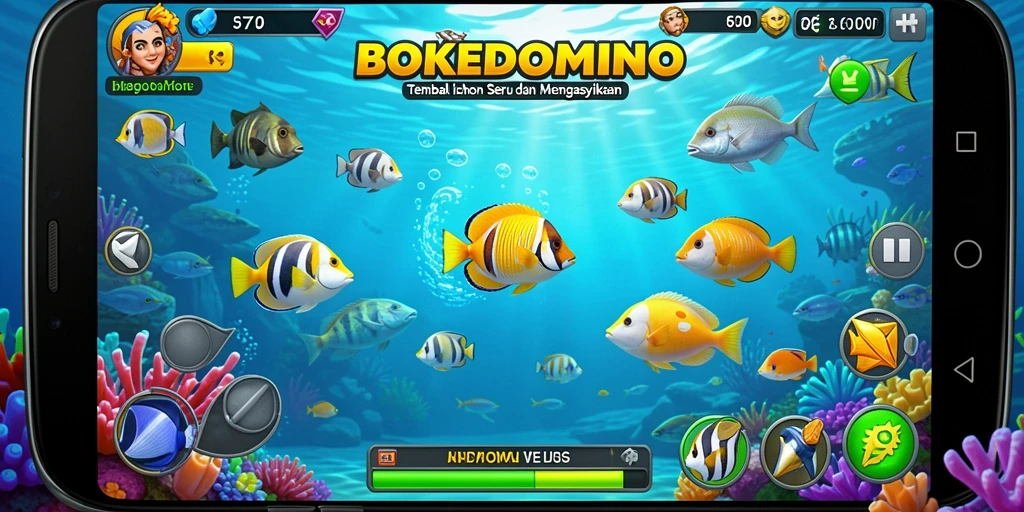 Tampilan gameplay Tembak Ikan yang menegangkan dan seru.