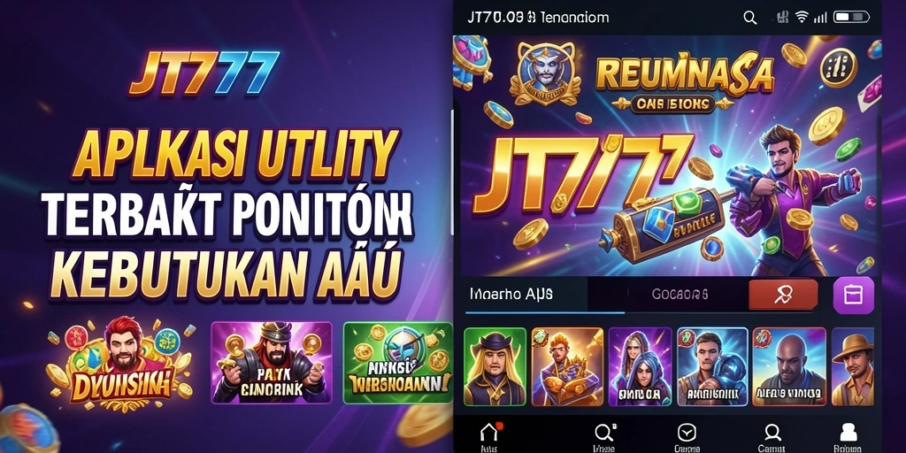 Screenshot JT777 menampilkan tools berguna untuk manajemen tugas sehari-hari.