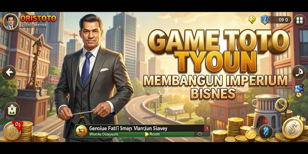 Tampilan gameplay ORISTOTO dengan elemen Tycoon yang menarik.