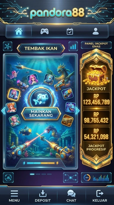 Tampilan antarmuka pengguna pandora88 yang sederhana dan efektif.
